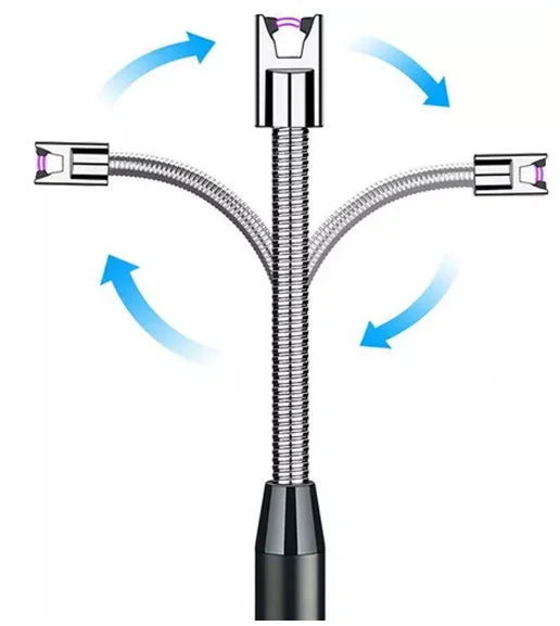 🔥 Isqueiro Eletrônico Recarregável USB - Praticidade e Sustentabilidade!