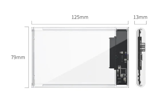 "Case HD Externo 2.5'' USB 3.0 - Compatível com PS4, Xbox One e PC!